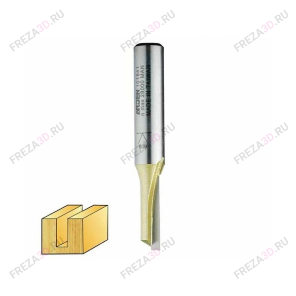 Фреза пазовая Z=1 D=6x19x55 S=8