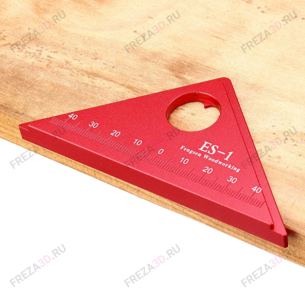 Угольник измерительный 45/90 градусов ES-1