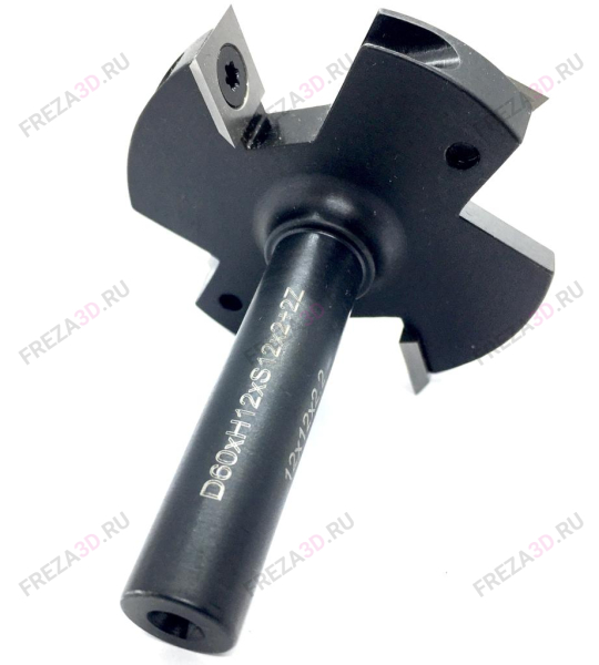 Фреза для Слэбов со сменными ножами D60x12 2+2z