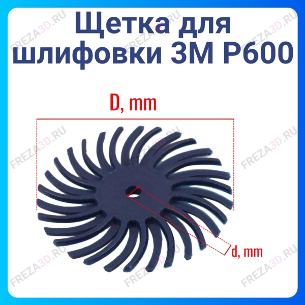 Щетка для шлифовки 3М P600