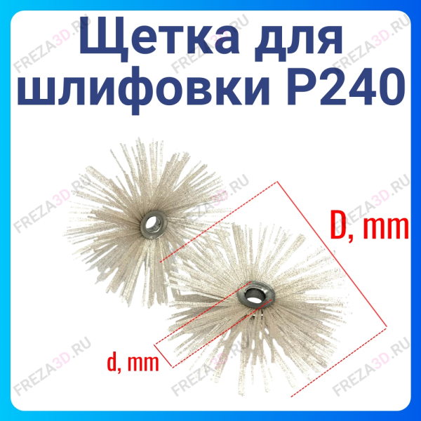 Щетка для шлифовки 80мм P240