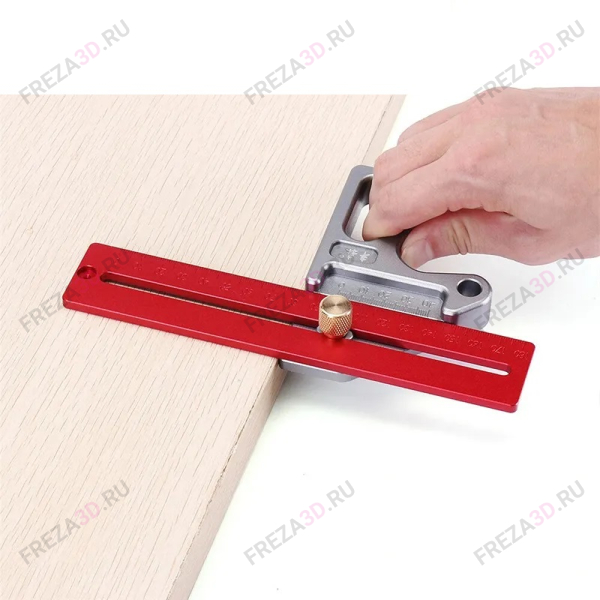 Линейка измерительная с передвижным упором 400 мм. ХТ-400