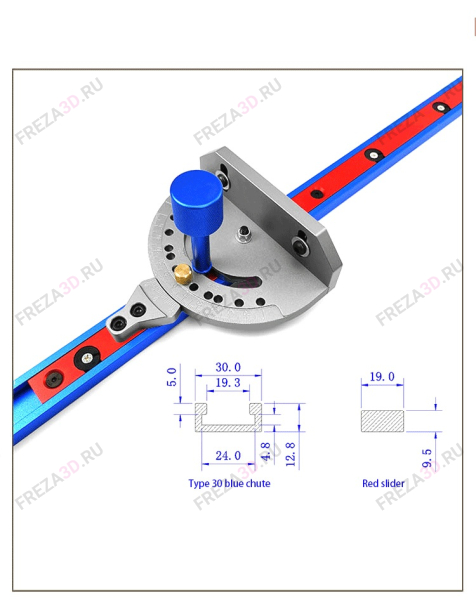 Угловая линейка без упора SPH
