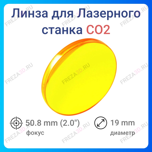 Фокусирующая линза D19 2,0”(50,8мм)
