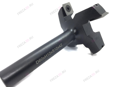 Фреза для Слэбов со сменными ножами D60x12 4z
